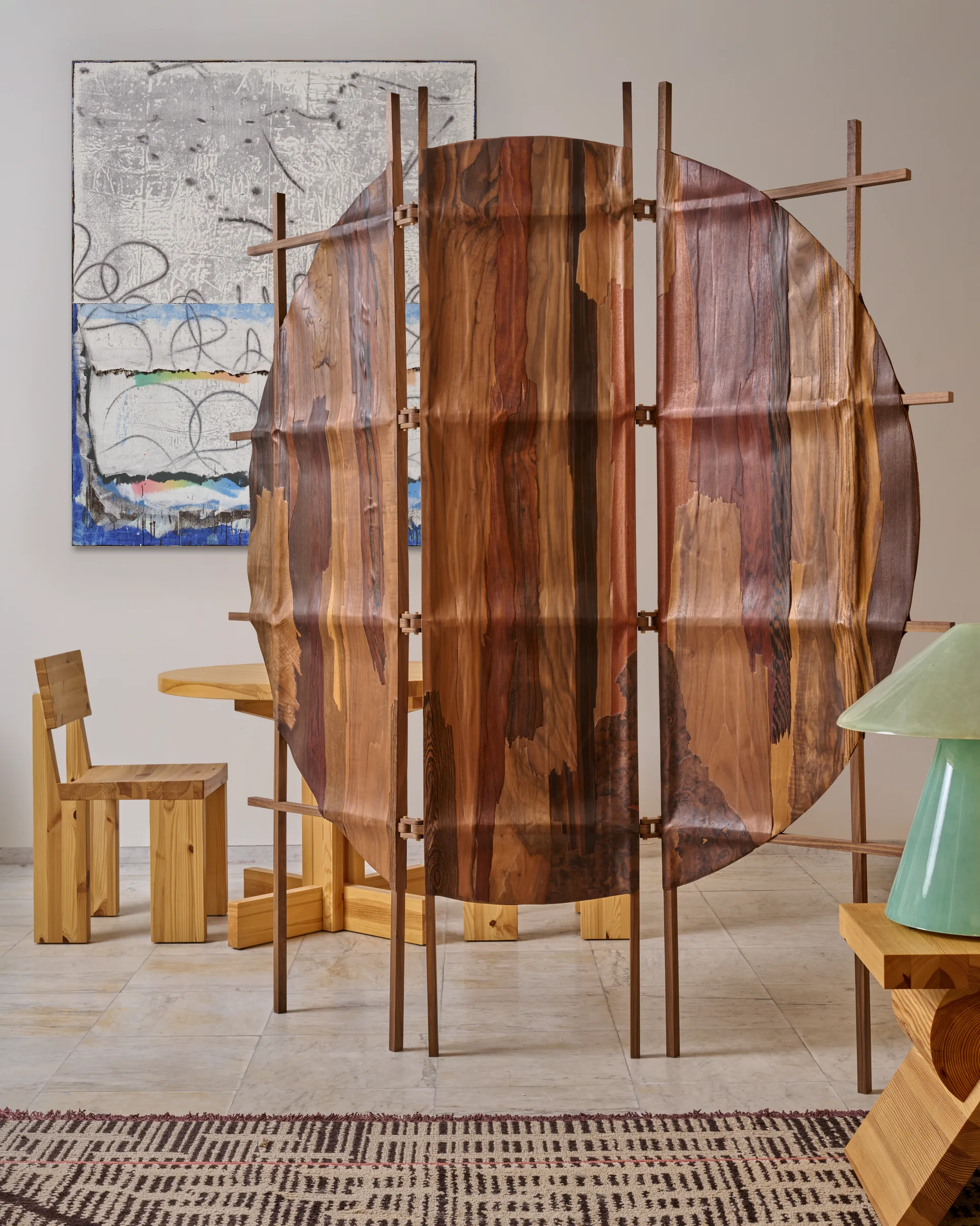 Re-Veneer scherm — Just Haasnoot × Jeroen Wand — Just Haasnoot